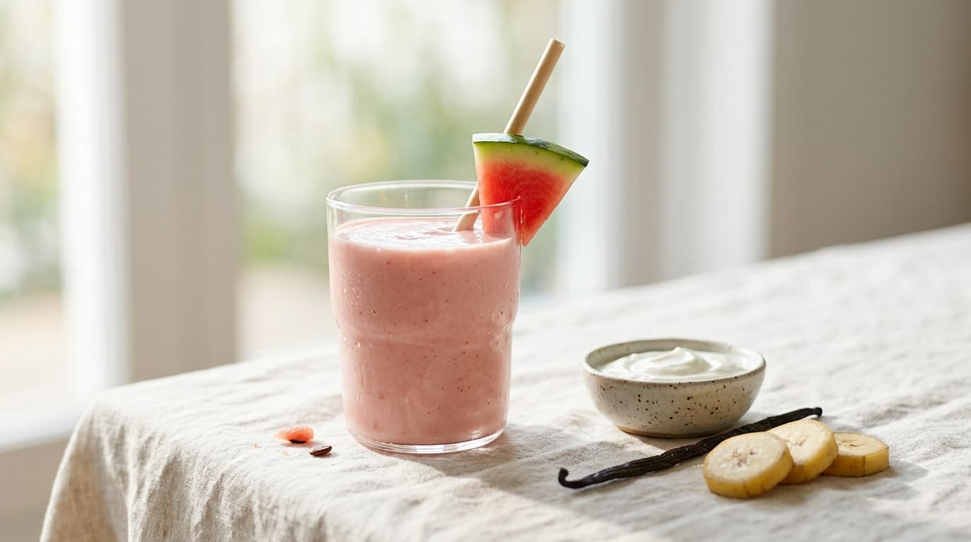 Watermelon Banana Detox Smoothie